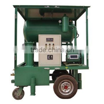 Trailer type transformer oil purification plant