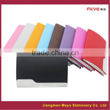 Advertising Gift Leather Stainless Steel Business Name Card Holder                        
                                                Quality Choice
                                                    Most Popular