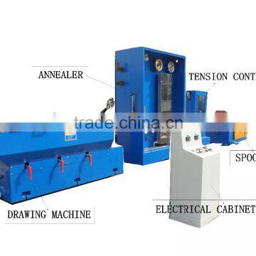 medium wire drawing usage machine with annealer-17DST
