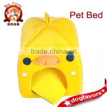 Soft Yellow Duck Pet Dog Cat Bed House Kennel Doggy Warm Cushion Removal Basket photo-2