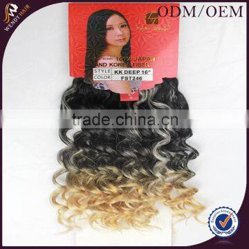 Popular Sale OTHER synthetic curly hair weave