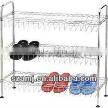 3 tiers steel wire shoes rack