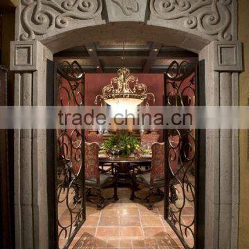 Wrought Iron Decorative Wine Cellar Door,customized Size photo-3