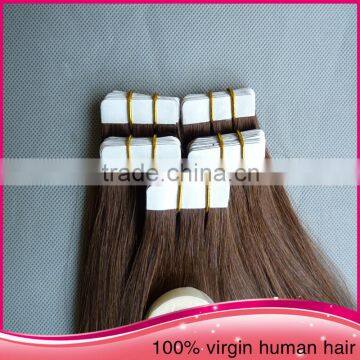 Top Quality 7a Unprocessed Double Drawn2015 Hot Sale Tape Hair Extensions Russian Hair Tape Hair Extensions photo-3