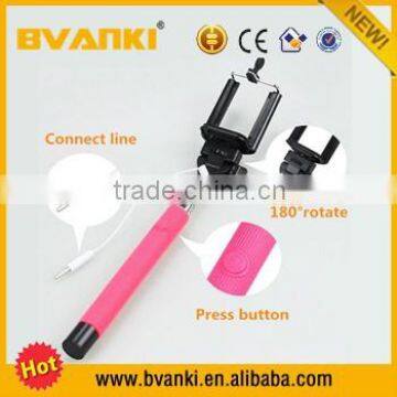 Monopod selfie stick gold supplier new product 2016 wholesale selfie stick, selfie stick with cable, selfie stick monopod