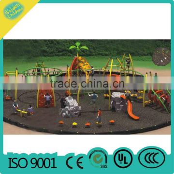 kids used rock climbing walls forest theme