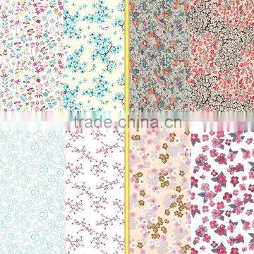 Nylon spandex shivering floral painting swimwear fabric /Flower design printing fabric