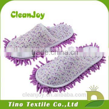 Multifunctional Microfiber Chenille Cleaning Mop Slippers