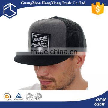 Cheap no minimum wholesale custom mesh snapback hats