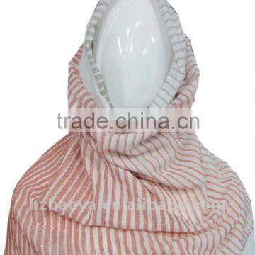 Hot Wholesale Gradual change stripe polyester Muslim Hijab Scarf