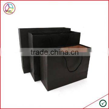 High Quality Black Shopping Bags