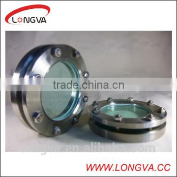 wenzhou high quality sanitary stainless steel flange sight glass