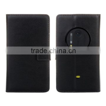 New arrival Flip real Leather cover case for Nokia Lumia 1020