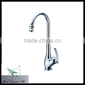 chrome plated single handle copper european kitchen faucet ,faucet kitchen