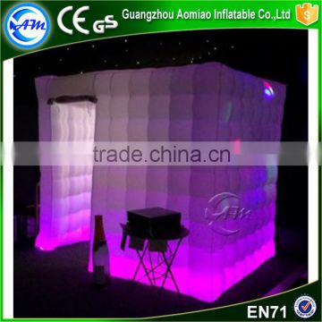 2016 hot sale led inflatable photo booth, photo booth for wedding