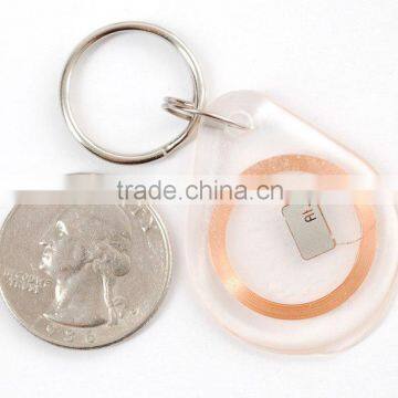 Clear RFID Key Fob for Access Control