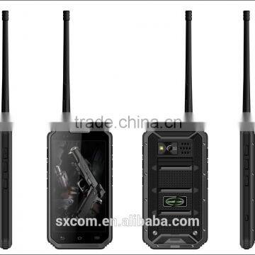 Three anti China mobile phone with Walkie-talkie Waterproof Shockproof Dustproof GPS Android 4.4.2 ip67