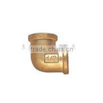 Compression brass fitting - Double Female Elbow