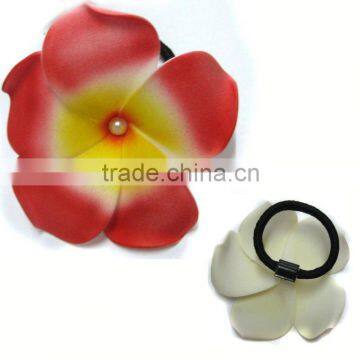 Frangipani hair band, plumeria elastic hair band JYF00860