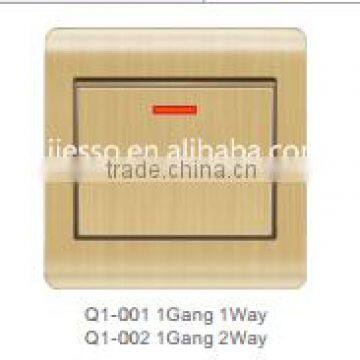 Chinese suppliers home used 1 gang 1 way wall switch