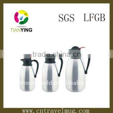 double wall vacuum stainless coffee or thermos tea pot