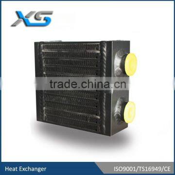 small size single pass compressor oil cooler