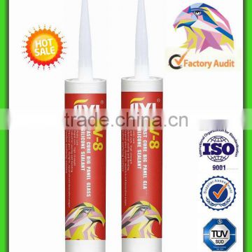 V-8 Construction General Glazing & Glass acetic silicone sealant