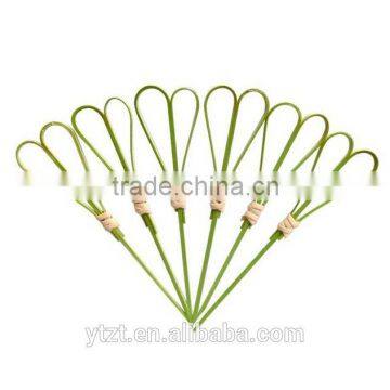 bamboo stick/skewer eco-friendly bamboo food stick knot for party