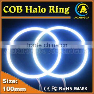 car angel eye white red green yellow blue 100mm COB halo ring