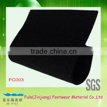 black rubber material for floor underlayment