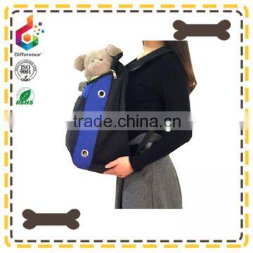 blue chest front dog carrier