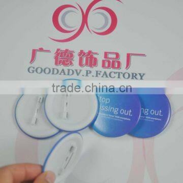eco-friendly plastic button badge/musical button badge for promotion gift