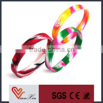 Promotional Bulk Cheap no Minimum Free Shipping Custom Silicone Wristband
