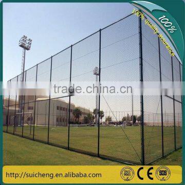 Hot dip Galvanized Chain Link Mesh/PVC Coated Chain Link Fence (Guangzhou Factory)