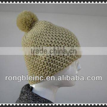 fashion Girls customable beanie/promotional knitting beanie