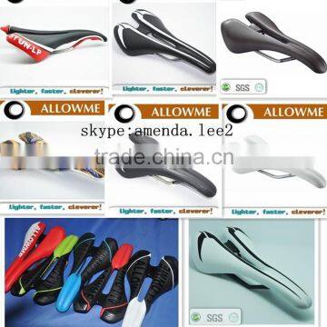 common use unisex carbon bicycle saddle, leather bicycle saddle