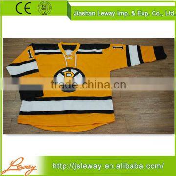 Free shipment small quantity custom usa ice hockey jerseys