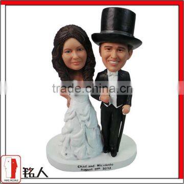 custom bobblehead wedding unique design cake toppers