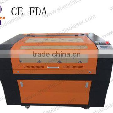 SD-6090 laser cutting machine for paper glass