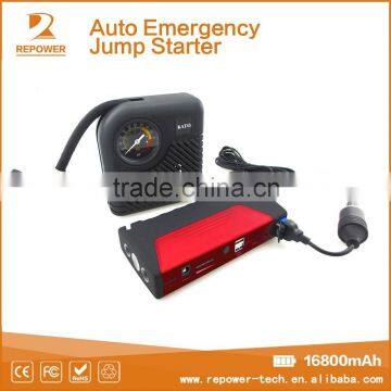 Auto Power Bank 12V Mini Auto Jump Starter Air Compressor