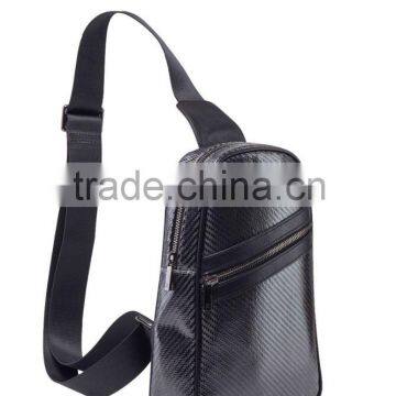 New Fashion Men Messenger Bags Carbon Fiber Bags Crossbody Sling Single Shoulder Bag Men Handmade Carbon Fiber Bags photo-2