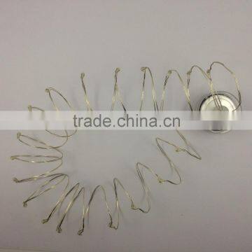 Button Battery Operated Fairy Copper Wire Led String Lights for Wedding Decoration Wholesale photo-3