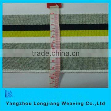 100% polyester 2x2 rib knit fabric