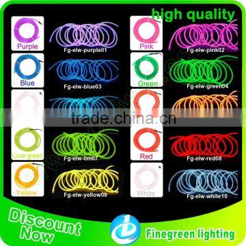 10 colors shenzhen el flashing wire