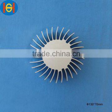 aluminum extrusion led sunflower heat sink