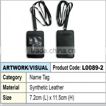 Synthetic Leather Name Tag / ID card holder