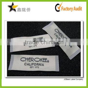 OEM factory price custom eco soft private woven label for underwear