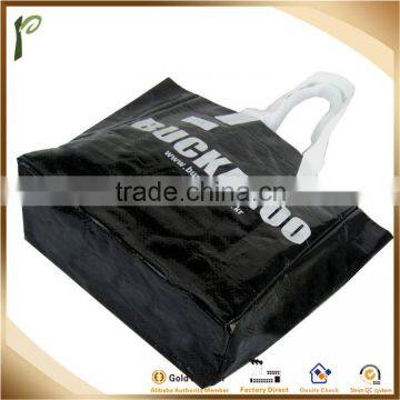 Popwide newest 2014 Large Black PP Shopping Bag