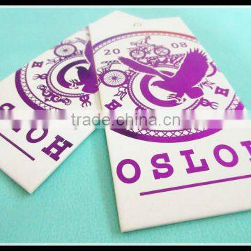 2016 factory directly sell costom design paper tags for jeans