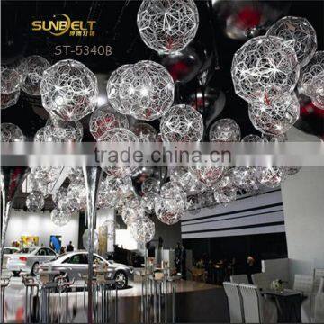 ST-5340B Sunbelt D600mm Stainless Steel Globe Lamp,glass Ball Pendant Lamp,chrome Ball Pendant Lamp,round Ball Pendant Lamp. photo-2
